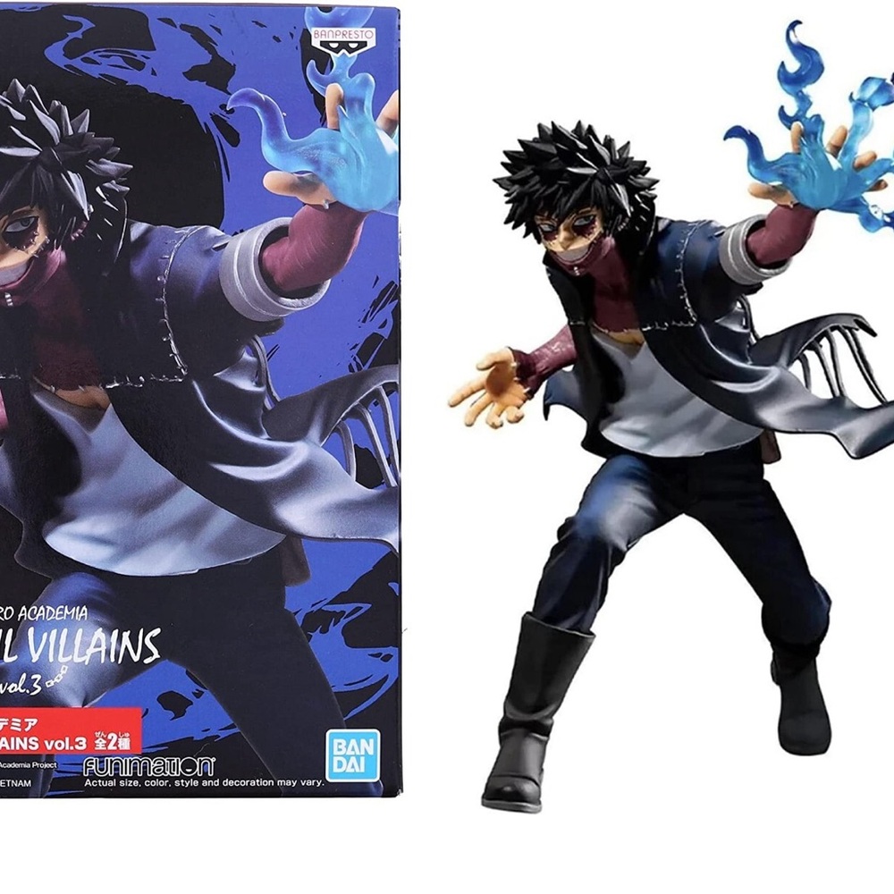 My Hero Academia Dabi Figure with Blue Flames